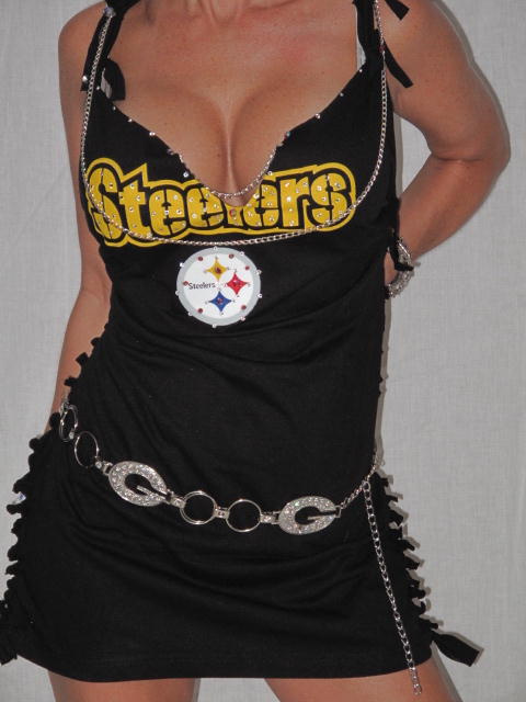 CUSTOM NFL  FOOTBALL T SHIRT  DRESS PITTSBURGH  STEELERS