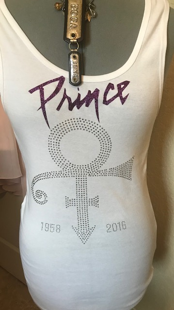 CUSTOM PRINCE TANK LOVE SYMBOL 