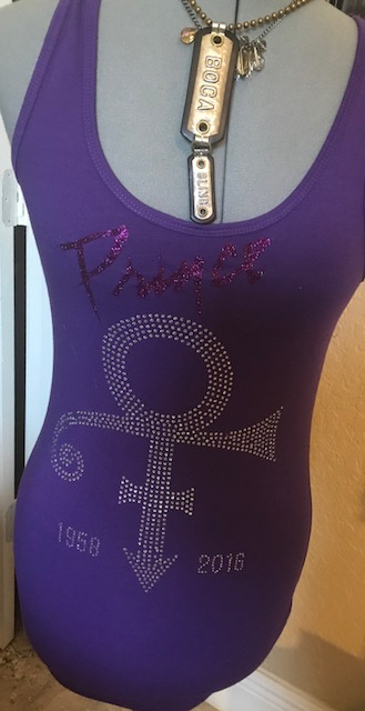 CUSTOM PRINCE TANK LOVE SYMBOL 