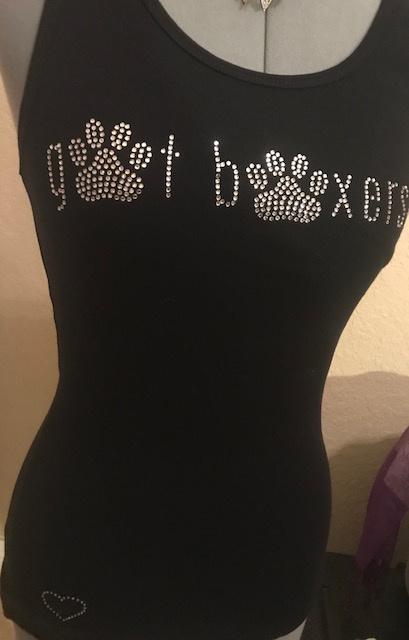 CUSTOM BLING "GOT BOXERS?" TANK