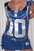 CUSTOM NFL  FOOTBALL JERSEY TANK /  DRESS 