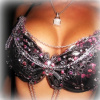 CUSTOM SWAROVSKI BRA WITH CHAINS