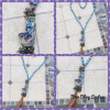 CUSTOM MERMAID HANDMADE RAKU FOCAL PIECE WOVEN BEADED NECKLACE 