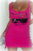 CUSTOM HELLO KITTY W/GLASSES TANK DRESS